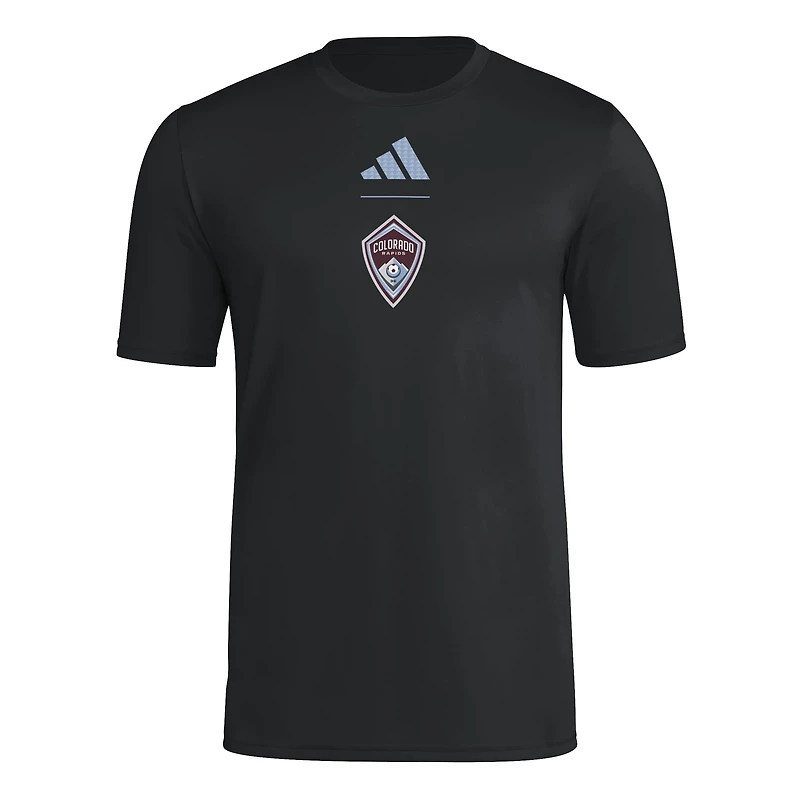Men's adidas Black Colorado Rapids 2026 Jersey Hook Pregame T-Shirt