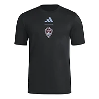 Men's adidas  Black Colorado Rapids 2026 Jersey Hook Pregame T-Shirt