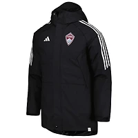 Men's adidas Black Colorado Rapids Stadium Parka Raglan Full-Zip Hoodie Jacket