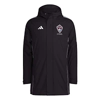 Men's adidas Black Colorado Rapids Tiro 24 Full-Zip Hoodie Winter Parka