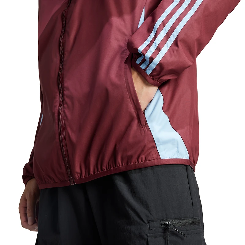 Men's adidas Burgundy/Sky Blue Colorado Rapids 2025 Anthem Reversible Full-Zip Jacket