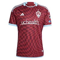 Men's adidas  Burgundy Colorado Rapids 2024 One Flag Kit Authentic Jersey