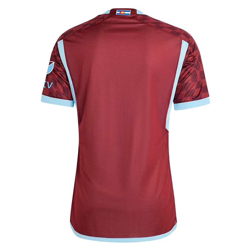 Men's adidas  Burgundy Colorado Rapids 2024 One Flag Kit Authentic Jersey