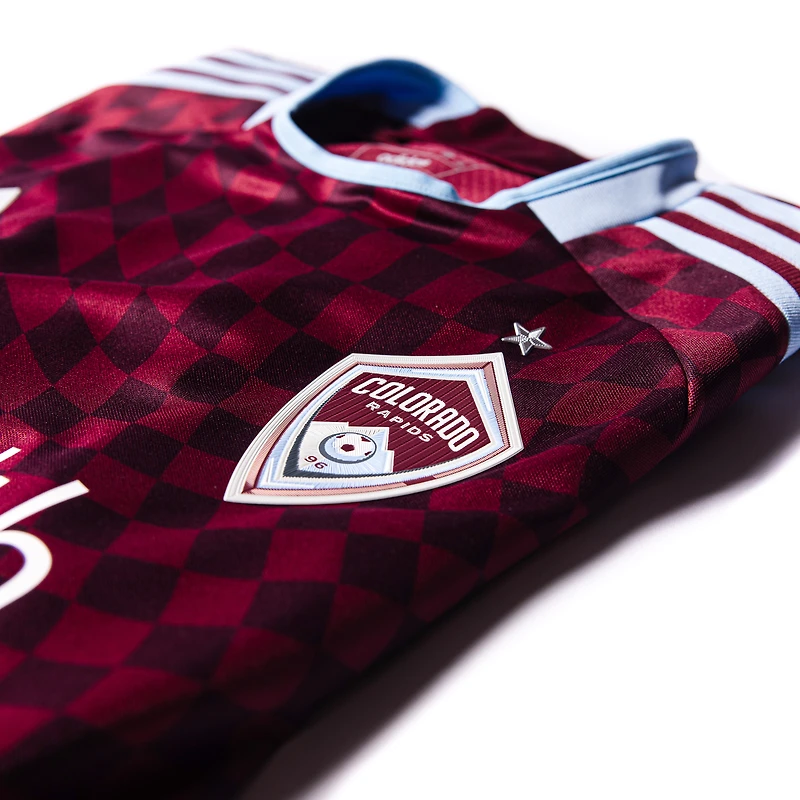 Men's adidas  Burgundy Colorado Rapids 2024 One Flag Kit Authentic Jersey