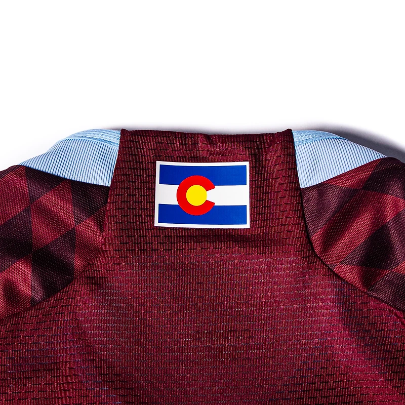Men's adidas  Burgundy Colorado Rapids 2024 One Flag Kit Authentic Jersey