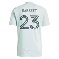 Men's adidas Cole Bassett Green Colorado Rapids 2025 Headwaters Replica Player Jersey