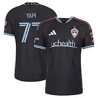 Maillot authentique adidas Darren Yapi noir Colorado Rapids 2026 pour homme