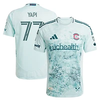 Men's adidas Darren Yapi Green Colorado Rapids 2025 Headwaters On-Field Authentic Jersey
