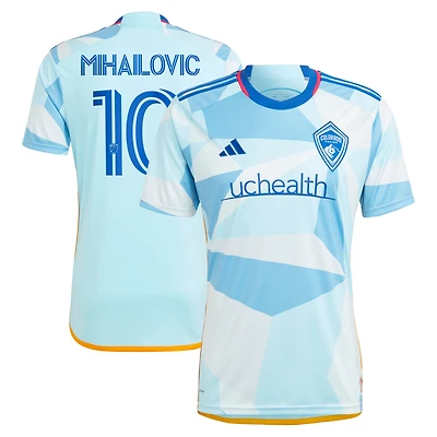 Men's adidas Djordje Mihailovic Light Blue Colorado Rapids 2024 New Day Kit Replica Player Jersey