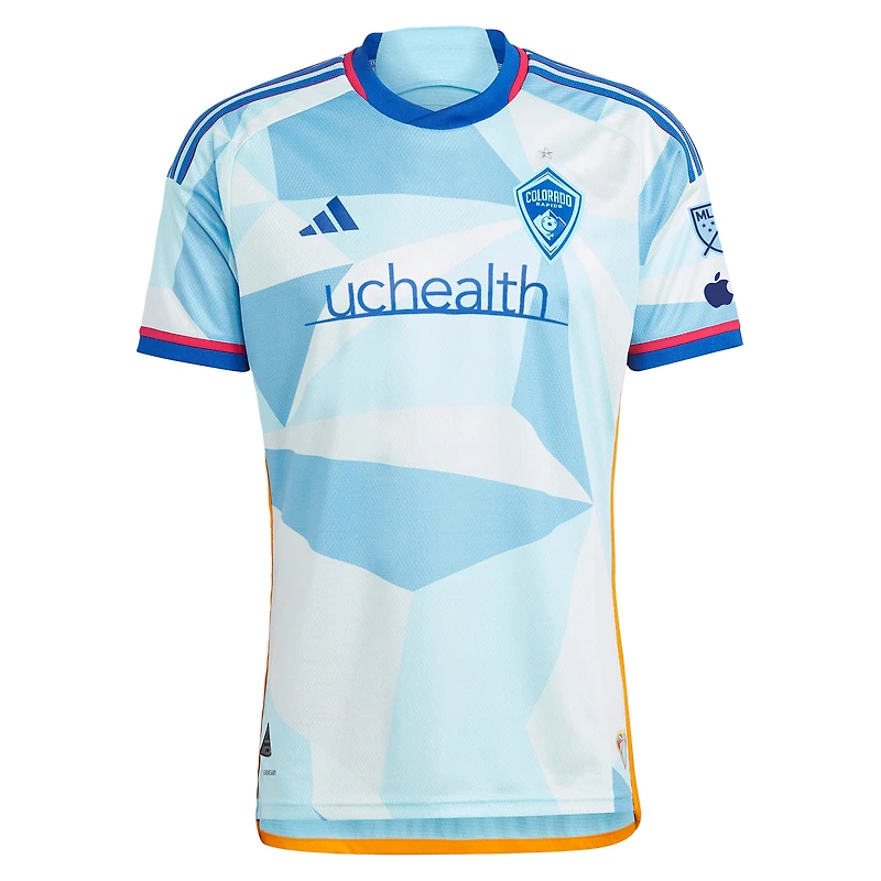 Men's adidas Light Blue Colorado Rapids 2023 New Day Kit Authentic Jersey