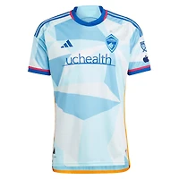 Men's adidas Light Blue Colorado Rapids 2023 New Day Kit Authentic Jersey