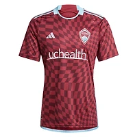 Men's adidas Rafael Navarro Burgundy Colorado Rapids 2024 One Flag Kit Replica Player Jersey