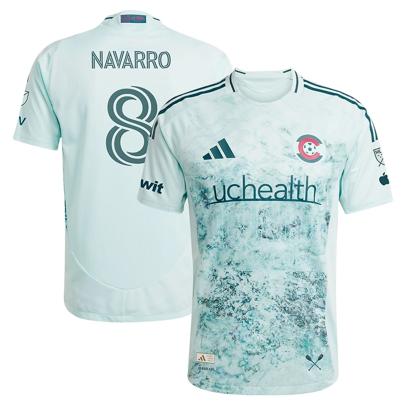 Men's adidas Rafael Navarro Green Colorado Rapids 2025 Headwaters On-Field Authentic Jersey