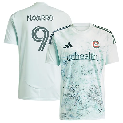 Maillot réplique de joueur adidas Rafael Navarro vert Colorado Rapids 2025 Headwaters pour homme