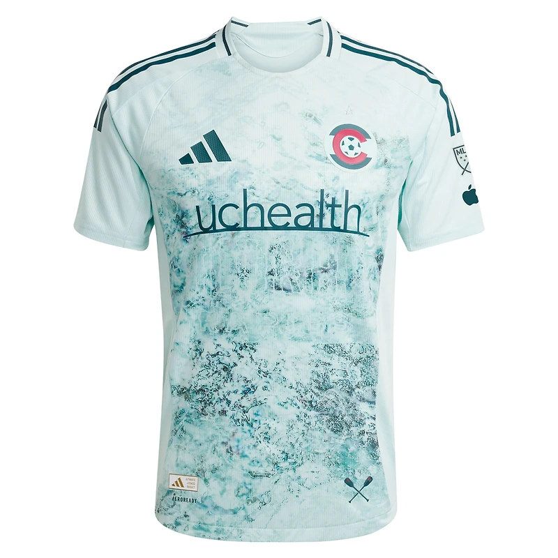 Maillot de joueur authentique adidas Reggie Cannon pour homme Colorado Rapids 2025 Headwaters Green