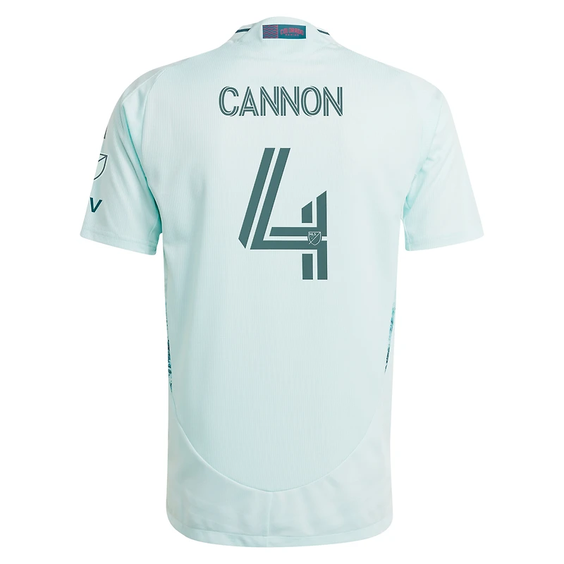 Maillot de joueur authentique adidas Reggie Cannon pour homme Colorado Rapids 2025 Headwaters Green