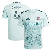 Maillot de joueur authentique adidas Reggie Cannon pour homme Colorado Rapids 2025 Headwaters Green