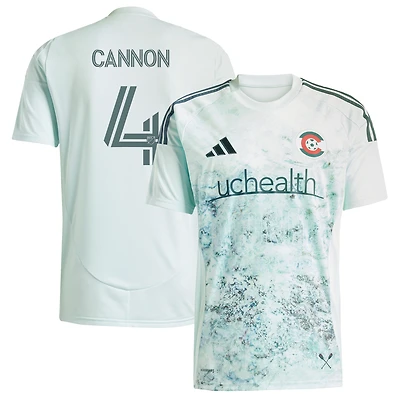Men's adidas Reggie Cannon Green Colorado Rapids 2025 Headwaters Replica Player Jersey