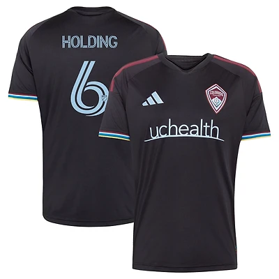 Men's adidas Rob Holding Black Colorado Rapids 2026 Colorful Replica Jersey