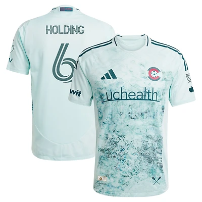 Men's adidas Rob Holding Green Colorado Rapids 2025 Headwaters On-Field Authentic Jersey