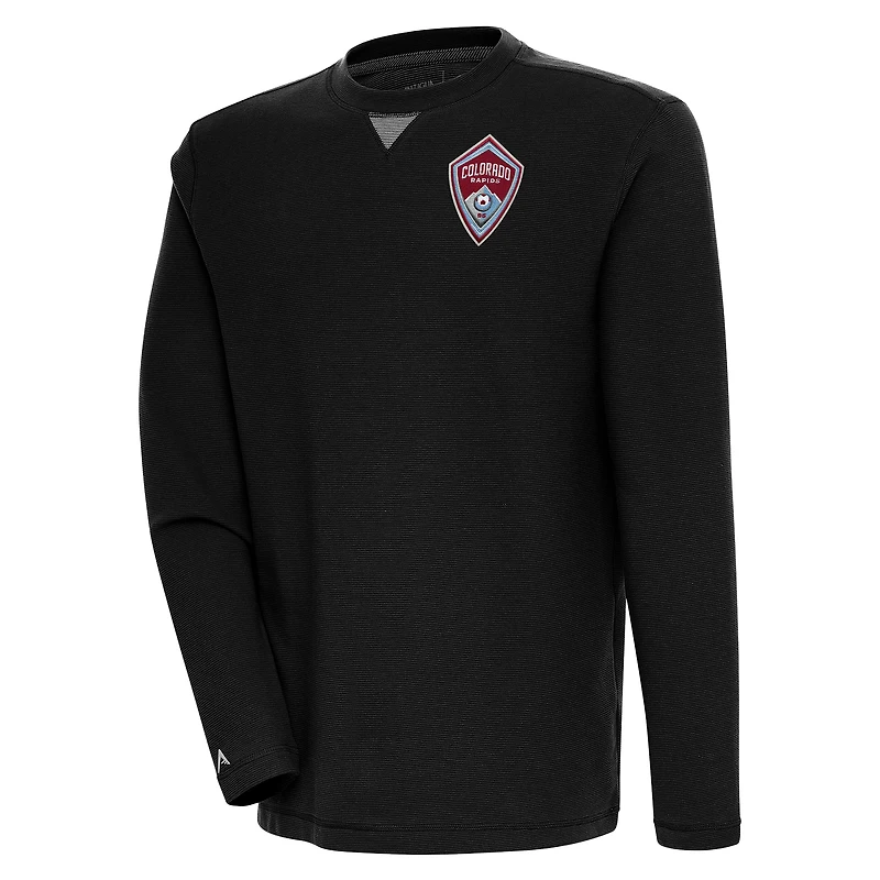 Sweat-shirt tri-blend noir Antigua Colorado Rapids Flier Bunker pour homme