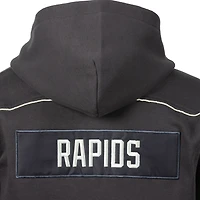 Sweat à capuche de hockey manches longues pour homme Colorado Rapids en charbon bois