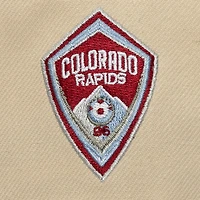 Men's Mitchell & Ness  Cream/Burgundy Colorado Rapids Upside Down Pro Pinch Snapback Hat