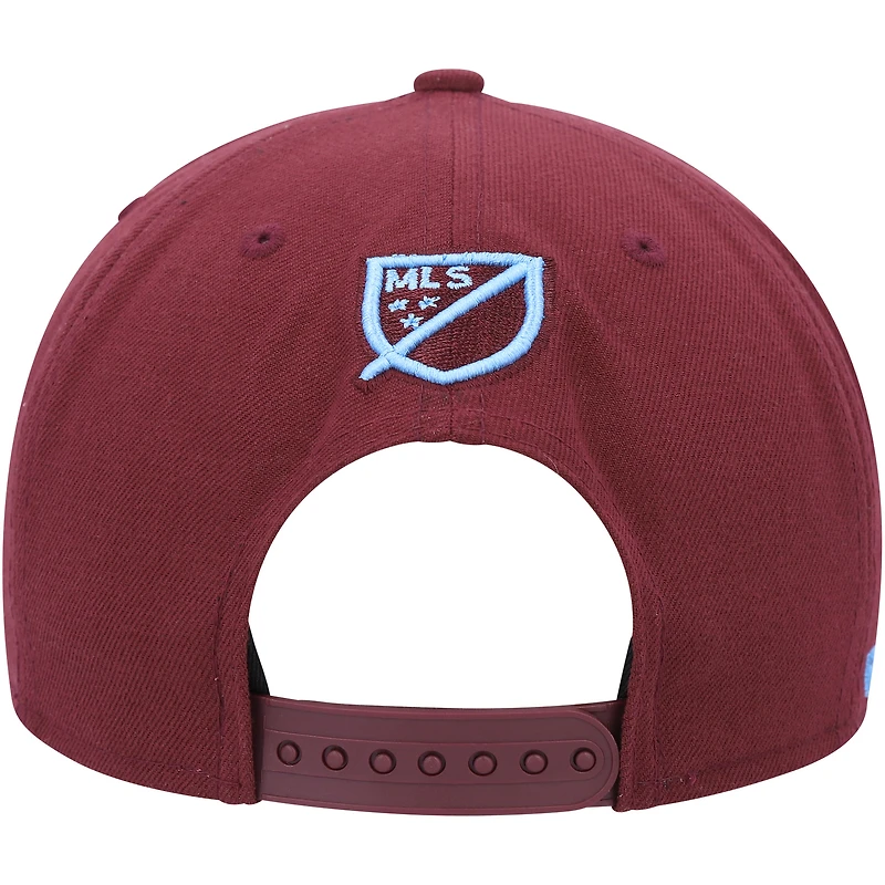 Men's New Era Burgundy Colorado Rapids Kick Off 9FIFTY Snapback Hat