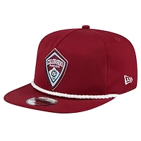Men's New Era Burgundy Colorado Rapids The Golfer Kickoff Collection Adjustable Hat