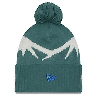 Bonnet tricoté à revers et pompon New Era vert Colorado Rapids 2025 pour homme