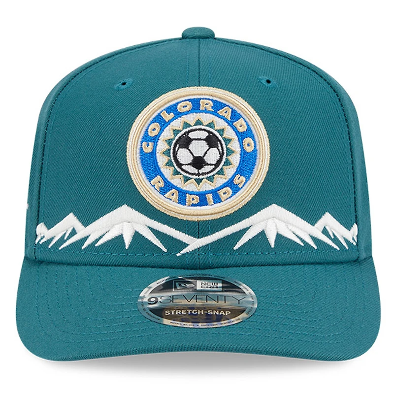 Men's New Era  Green Colorado Rapids 2025 Third 9SEVENTY Stretch-Snap Hat