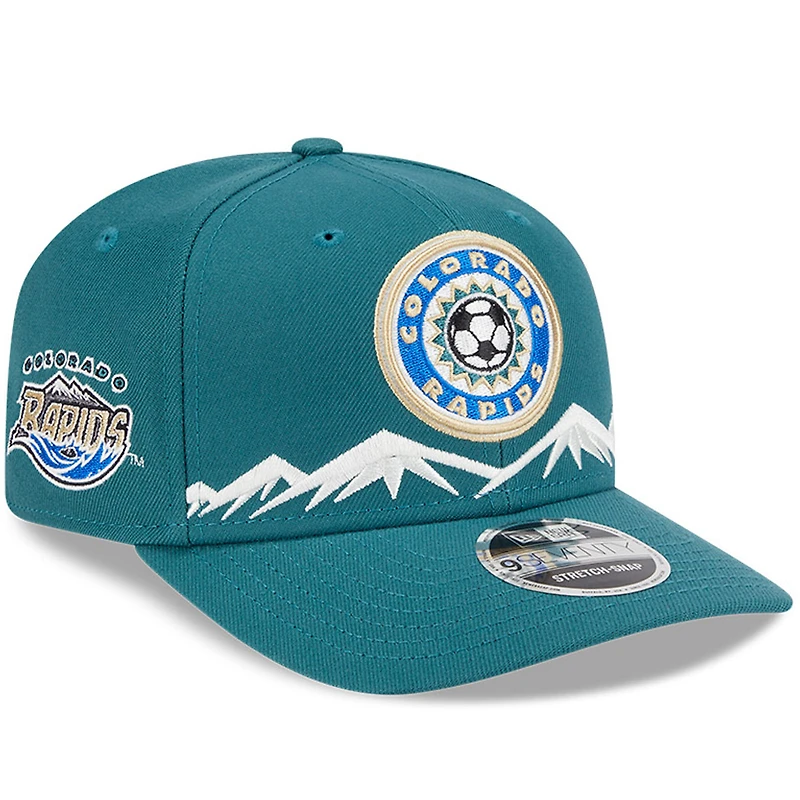 Men's New Era  Green Colorado Rapids 2025 Third 9SEVENTY Stretch-Snap Hat