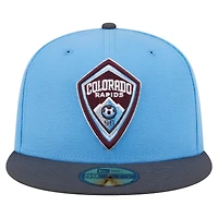 Men's New Era  Light Blue Colorado Rapids 2025 Kickoff 59FIFTY Fitted Hat