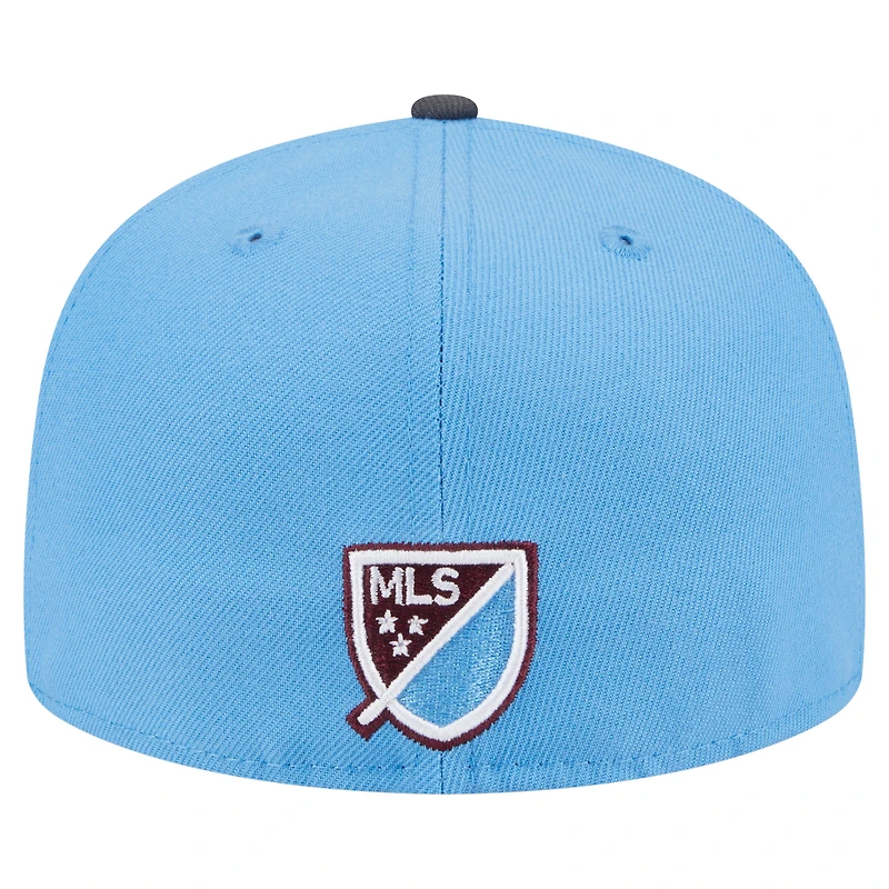 Men's New Era  Light Blue Colorado Rapids 2025 Kickoff 59FIFTY Fitted Hat