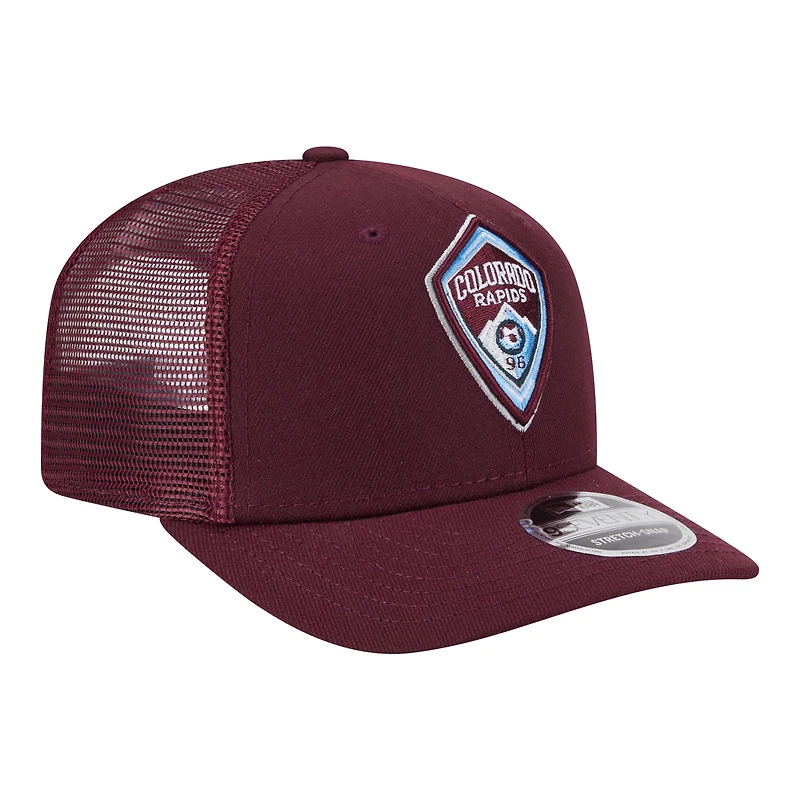 Casquette ajustable New Era rouge Colorado Rapids Jersey Hook 9SEVENTY pour homme