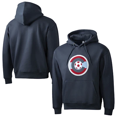 Men's Sport Design Sweden Navy Colorado Rapids Stadium Pattern Hoodie
