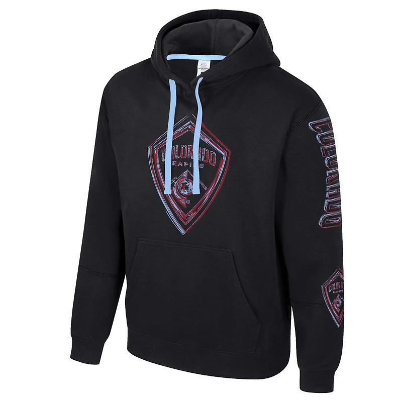 Sweat à capuche noir Colorado Rapids Elementized Stadium Essentials pour homme