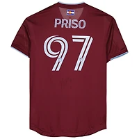 Maillot marron dédicacé #97 des Colorado Rapids de Ralph Priso pour la saison 2023 de la MLS