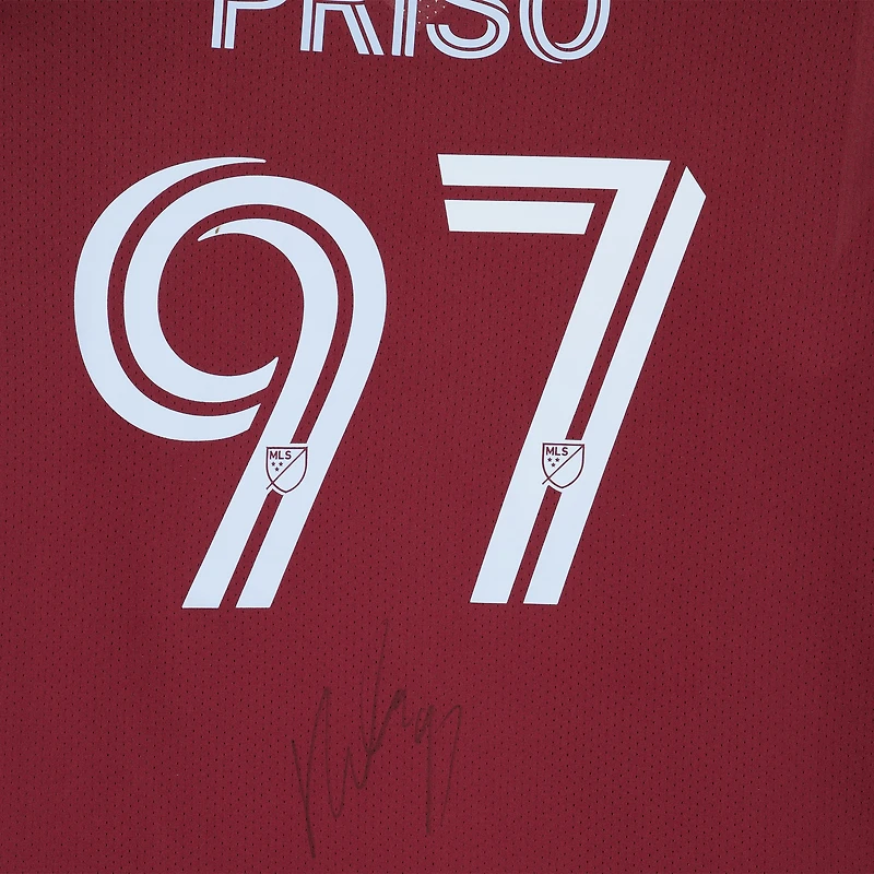 Maillot marron dédicacé #97 des Colorado Rapids de Ralph Priso pour la saison 2023 de la MLS