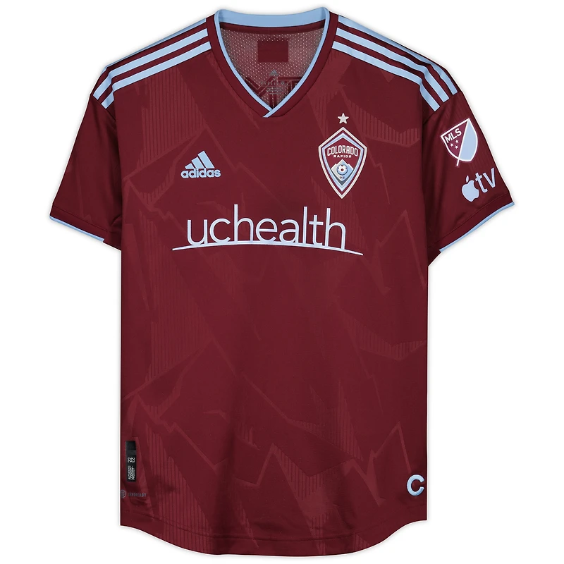 Maillot marron dédicacé #27 des Colorado Rapids de Sebastian Anderson pour la saison 2023 de la MLS