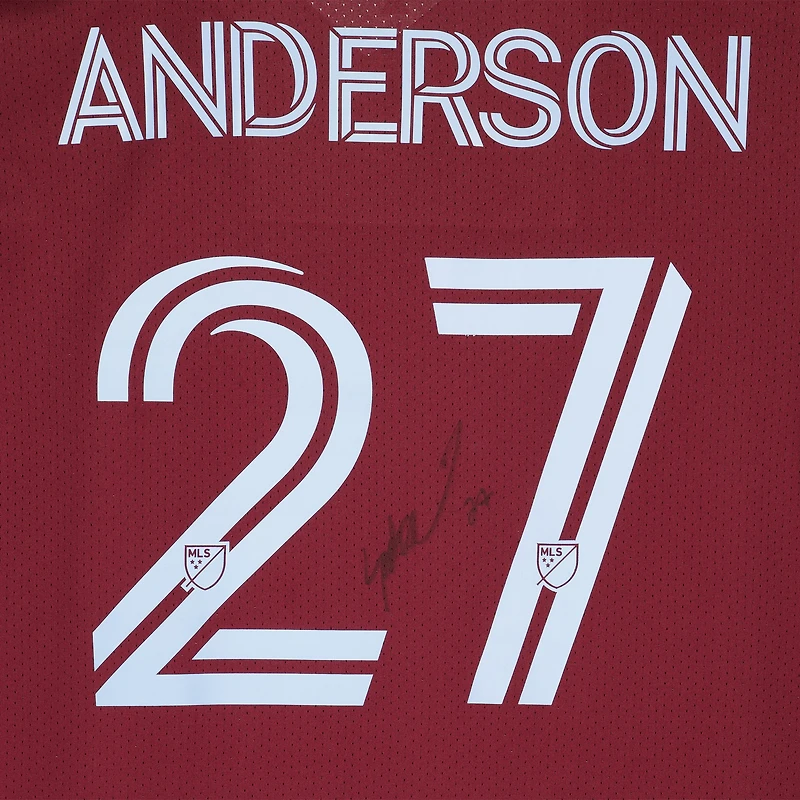 Maillot marron dédicacé #27 des Colorado Rapids de Sebastian Anderson pour la saison 2023 de la MLS