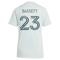 Women's adidas Cole Bassett Green Colorado Rapids 2025 Headwaters Replica Player Jersey