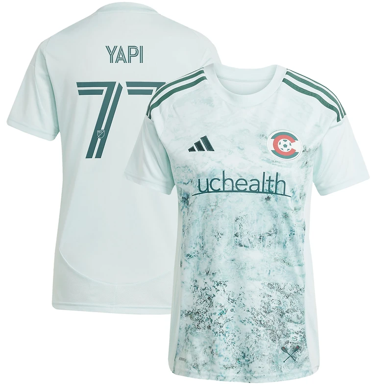 Maillot réplique adidas Darren Yapi vert Colorado Rapids 2025 Headwaters pour femme