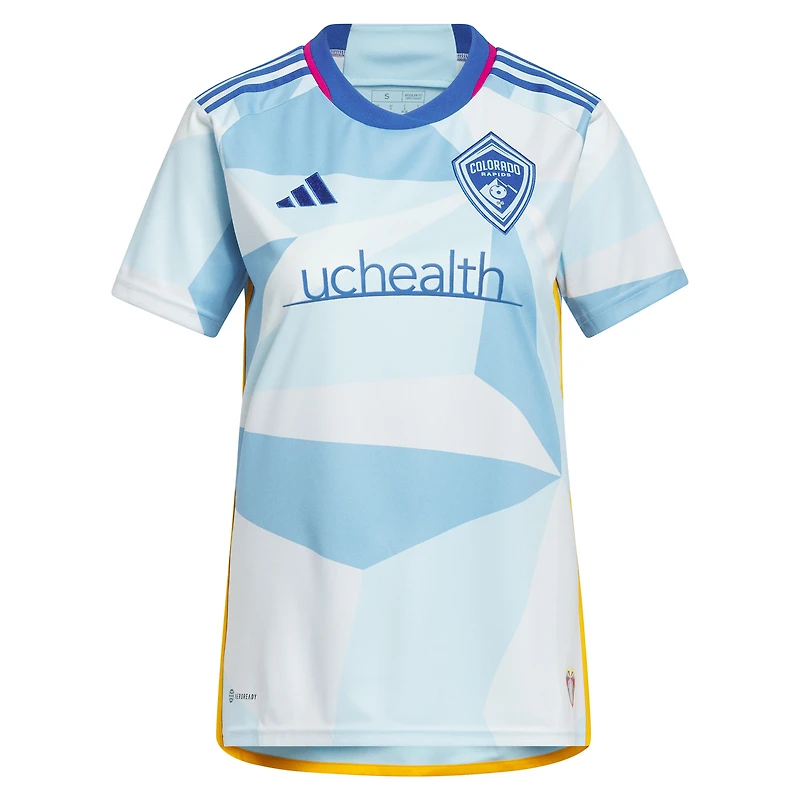 Women's adidas Diego Rubio Light Blue Colorado Rapids 2023 New Day Kit Replica Jersey