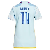 Women's adidas Diego Rubio Light Blue Colorado Rapids 2023 New Day Kit Replica Jersey