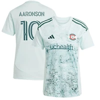 Women's adidas Paxten Aaronson Green Colorado Rapids 2025 Headwaters Replica Jersey