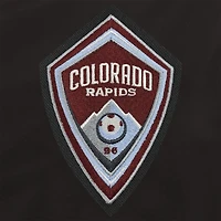 Women's JH Design Black Colorado Rapids Reversible Full-Zip Fleece Jacket