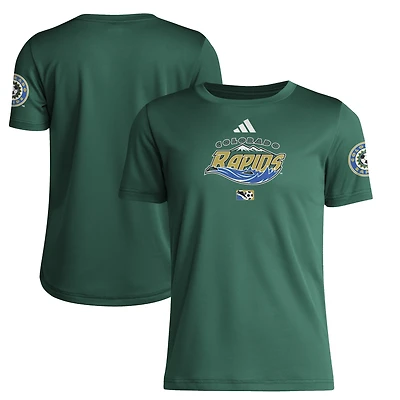 T-shirt adidas vert pour jeunes Colorado Rapids 2025 Archive Collection Jersey Hook