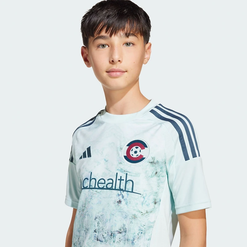 Maillot réplique adidas vert Colorado Rapids 2025 Headwaters pour jeunes