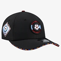 Youth New Era Black Colorado Rapids Jersey Hook 9SEVENTY Adjustable Hat